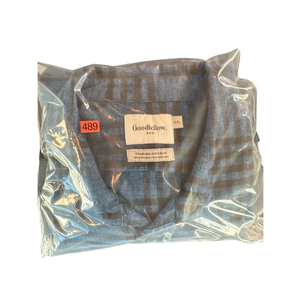 Goodfellow & Co. 100% Cotton Plaid Flannel Shirt XXL‎ - Picture 6 of 6